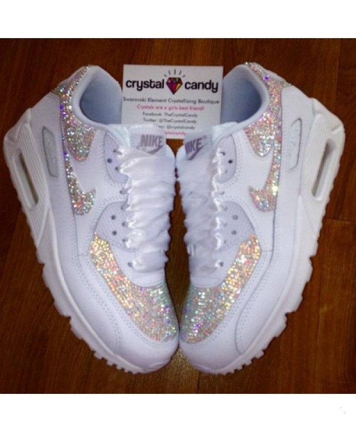 Nike Air Max 90 Crystal Candy Womens White Sale UK – Nike air max us ...